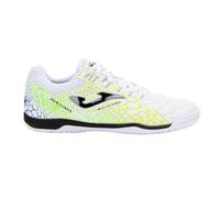 Joma Maxima 2532 White Yellow Indoor Scarpe da calcetto da adulto calcio a 5
