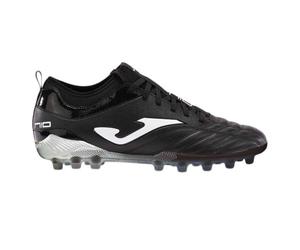 Joma Numero-10 2401 Blanco Artificial Grass, Stivaletti Bassi con Lacci Uomo, Nero Bianco, 43.5 EU