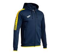 Joma Olimpiade Felpa con Cappuccio Uomo, Blu Marino, Giallo, M