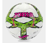 Joma Pallone da Calcio Dali III, Bianco e Verde Fluo, Pelle Sintetica, Cucito a Macchina, 32 Pannelli, Taglia 5 (4)