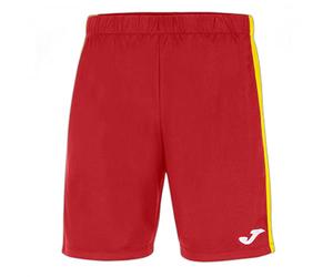Joma Pantaloncini Marca Modello Short Maxi Rosso Giallo