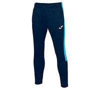 Joma Pantalone Lungo Eco Championship Sportivi, Blu Navy/Turchese Fluo, 3XL Uomo