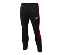 Joma Pantalone Lungo Eco Championship Sportivi, Nero Rosso, XS Uomo