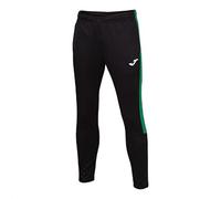 Joma Pantalone Lungo Eco Championship Sportivi, Nero Verde, XL Uomo
