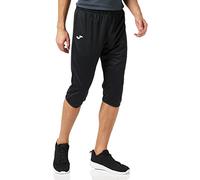 Joma Pantalon Pirata Vela Negro, Sportivi Unisex-Adulto, Nero, 14 Anni EU