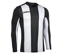 Joma Pisa - Maglietta a Maniche Lunghe, da Uomo, Nero/Bianco, Xs