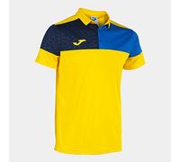 Joma Polo m/c Uomo Crew V Giallo Blu Reale Blu Navy