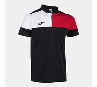 Joma Polo m/c Uomo Crew V Nero Rosso Bianco