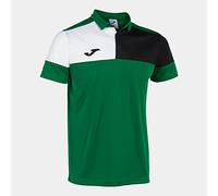 Joma Polo m/c Uomo Crew V Verde Nero Bianco