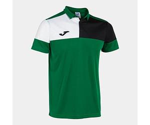 Joma Polo m/c Uomo Crew V Verde Nero Bianco
