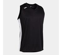 Joma Sans Manches - Maglia a Maniche Corte III, Unisex - Adulto, Uniquenumber, Nero Bianco, 4XS-3XS