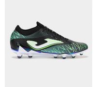 Joma - Stivali da calcio FG, 37-46 - Uniforme One Piece, Fornisce controllo e precisione - Striker Top, Nero Verde, 42 EU