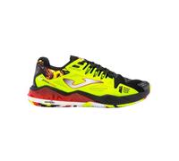 Joma Serie Spin Men, Scarpe da Ginnastica Uomo, Nero Giallo Fluoro, 44 EU