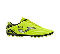 Joma Serie Toledo, Scarpe Unisex Adulto, Giallo Fluo Nero, 38 EU