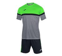 Joma Set Danubio, Grigio Melange Verde Fluo, 3XS Uomo