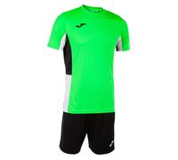 Joma Set uomo Danubio II verde fluorescente nero bianco