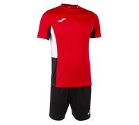 Joma Set uomo Danubio II rosso nero bianco