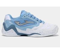 Joma Set Lady 2505 White Blue Tennis Donna TSELW2505C