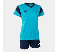 Joma Set Phoenix-Donna, Turchese Fluo Marino, XL