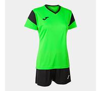 Joma Set Phoenix-Donna, Verde Fluo Nero, M