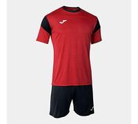 Joma Set Phoenix, Rosso Nero, 4XS Uomo