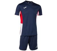 Joma Set uomo Danubio II blu navy rosso bianco