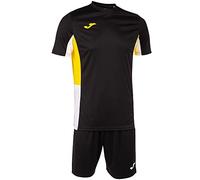 Joma Set uomo Danubio II nero giallo bianco