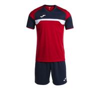 Joma Danubio Iii Short Sleeve Set Rosso 7-8 Years Bambini