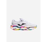 Joma Pádel Sneaker Smash, 37-47 - Suola Reactive Ball Che assorbe Gli impatti ed Evita torsioni nelle articolazioni, Bianco Multicolore, 40 EU