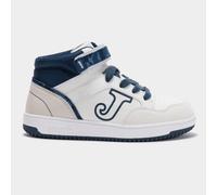 Joma Sneakers Mid Junior Berry In Ecopelle e Tessile - 2503 (Bianco/Blue)