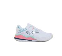 Joma Eleganza e potenza per le vostre partite di padel. La scarpa da padel Joma SPIN da donna combina stile e funzionalità ai massimi livelli. La sua tomaia sintetica offre flessibilità e supporto per