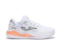 Joma Spin Scarpa Da Padel Donna - Bianco, Corallo 40