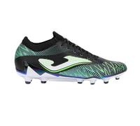 Joma - Stivali da calcio FG, 37-46 - Uniforme One Piece, Fornisce controllo e precisione - Striker Top, Nero Verde, 41 EU