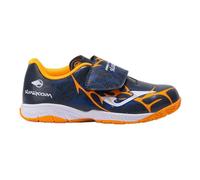 Joma Super Copa Jr 2503 Naranja Flúor Indoor, Stivaletti Bassi con Lacci, Marino Arancione Fluoro, 30 EU