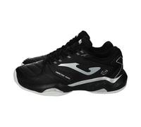 Joma TM100S2501C - Scarpe da paddle da uomo Master 1000, design nero e argento, suola antiscivolo da uomo, Nero , 44 EU