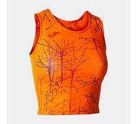 Joma Top Élite IX Maglietta, Arancione, XS Donna