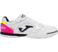 Joma Top Flex 2532 - TOPW2532IN - Scarpe Calcio a 5 Top Flex 25 Indoor Bianco Nero Fuxia (Sistema Taglie Calzature EU, Adulto, Uomo, Numero, Media, 41)
