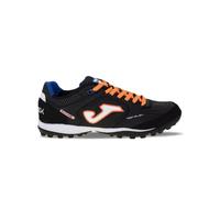 Joma Top Flex Turf, Scarpe da Calcetto Uomo (Nero Bianco Arancione, Numeric_44_Point_5)