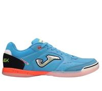 Calcetto Joma Scarpe Calcio Top Flex UOMO Azzurro Vera pelle 2527 Indoor