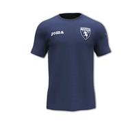 Joma Torino FC Stagione 2022/23-Maglia a Maniche Corte da Passeggio Maglietta, Marino, L Uomo