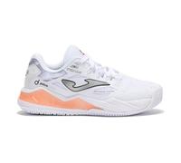 Joma Spin Scarpa Da Padel Donna - Bianco, Corallo 38