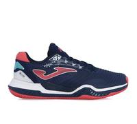Joma Uomini Point Clay Scarpe da Tennis Scarpa per Terra Rossa Blu Scuro - Rosso 41