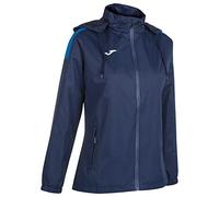 Joma Veste Coupe Vent Femme Trivor, Unisex - Adulto, Blu navy/blu reale, M