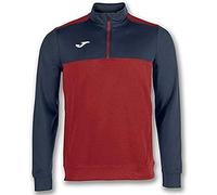 Joma Winner, Felpa Uomo, Rosso-Marino, 3XL