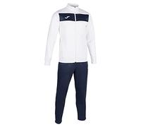 Joma101352.203.7XS Academy II Tuta da Uomo, per Bambini, Bianco/Navy, 7XS
