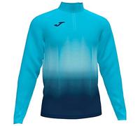 Joma101541.013.2XS Elite VII Felpa Running, Bambini, Turchese-Navy, 2XS