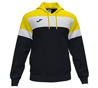 Joma101544.109.L Crew IV Felpe, Uomo, Nero-Giallo, L