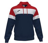 Joma101544.336.XS Crew IV Hoodies, Uomo, Navy/Rosso, XS