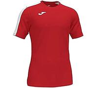 Joma101656.602.XL Academy Short Sleeve T-Shirt, Uomo, Rosso, XL