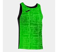 Joma101928.117.S Canotta Elite VIII Nera Verde Fluor